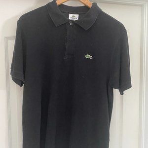 Lacoste Polo Shirt size 5 Black L